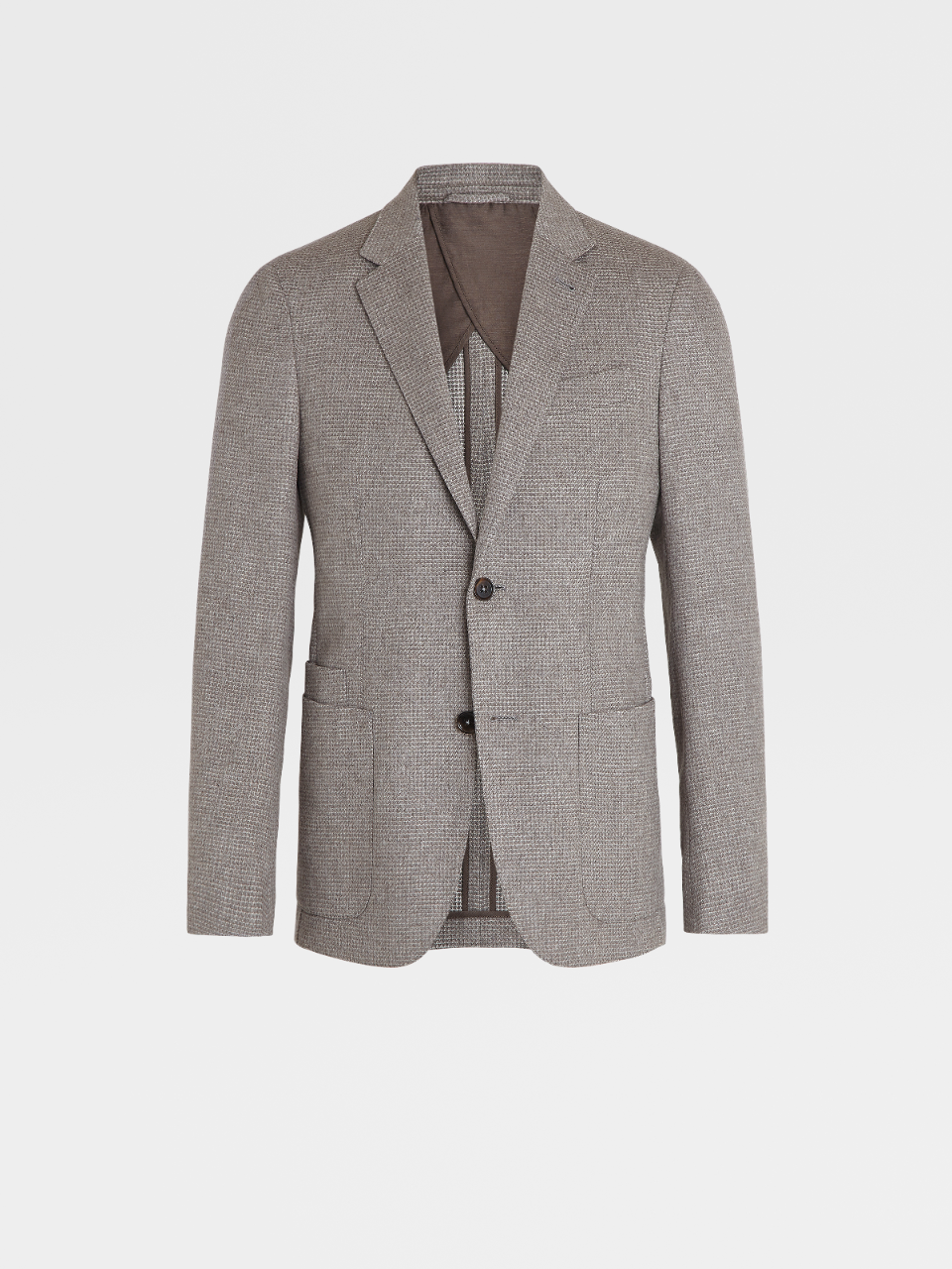 Wool Silk and Cashmere Textured Jacket